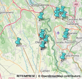 Mappa Strada di Monte Giudeo, 28047 Oleggio NO, Italia (7.095)