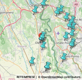 Mappa Strada di Monte Giudeo, 28047 Oleggio NO, Italia (9.3105)