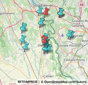 Mappa Strada di Monte Giudeo, 28047 Oleggio NO, Italia (6.3085)