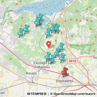 Mappa Via Galliano, 25050 Passirano BS, Italia (3.69467)