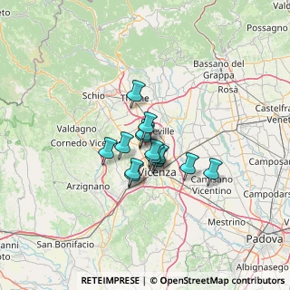 Mappa 36030 Caldogno VI, Italia (7.79929)