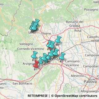 Mappa 36030 Caldogno VI, Italia (11.51316)