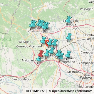 Mappa 36030 Caldogno VI, Italia (11.95778)