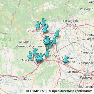 Mappa 36030 Caldogno VI, Italia (9.45474)