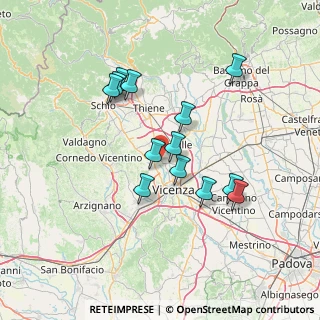 Mappa 36030 Caldogno VI, Italia (12.65154)