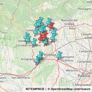 Mappa 36030 Caldogno VI, Italia (11.004)