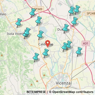 Mappa 36030 Caldogno VI, Italia (4.65667)