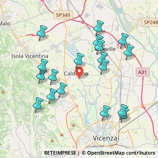 Mappa 36030 Caldogno VI, Italia (4.335)