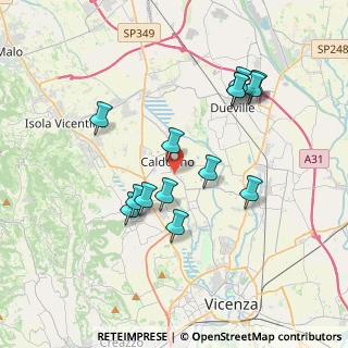 Mappa 36030 Caldogno VI, Italia (3.47571)