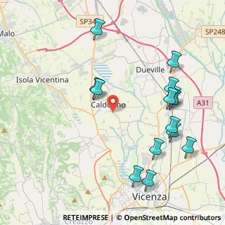 Mappa 36030 Caldogno VI, Italia (4.64143)