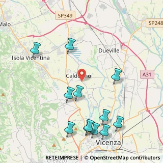 Mappa 36030 Caldogno VI, Italia (4.92083)