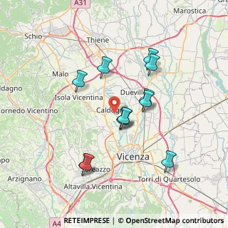 Mappa 36030 Caldogno VI, Italia (6.415)