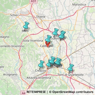 Mappa 36030 Caldogno VI, Italia (7.015)