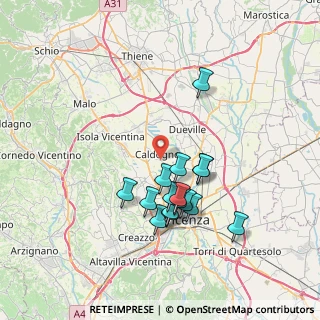 Mappa 36030 Caldogno VI, Italia (6.48563)