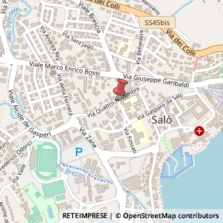 Mappa Via Bezzecca, 4, 25087 Salò, Brescia (Lombardia)