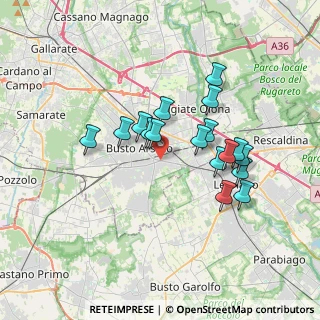Mappa Piazzale Rodolfo Crespi, 21052 Busto Arsizio VA, Italia (3.03471)