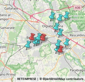 Mappa Piazzale Rodolfo Crespi, 21052 Busto Arsizio VA, Italia (2.95133)