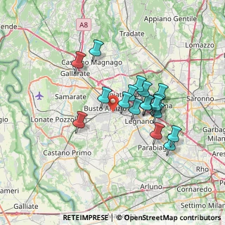 Mappa Piazzale Rodolfo Crespi, 21052 Busto Arsizio VA, Italia (5.79444)