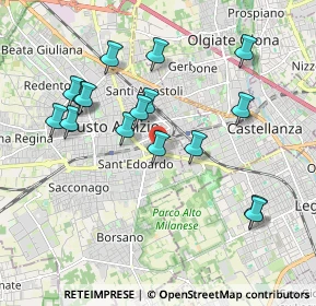 Mappa Piazzale Rodolfo Crespi, 21052 Busto Arsizio VA, Italia (1.89563)