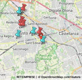 Mappa Piazzale Rodolfo Crespi, 21052 Busto Arsizio VA, Italia (2.05727)