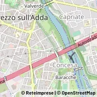 Térkép Trezzo sull'Adda