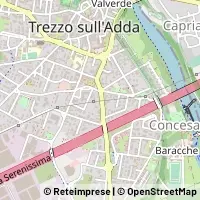 Kaart Trezzo sull'Adda