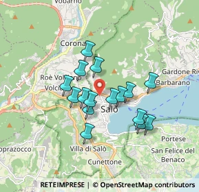 Mappa Via Giovanni Pascoli, 25087 Salò BS, Italia (1.33813)