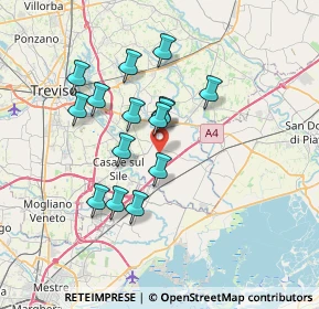 Mappa Via Alessandro Volta, 31056 Roncade TV, Italia (5.986)
