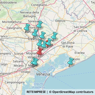 Mappa Via Alessandro Volta, 31056 Roncade TV, Italia (11.21917)