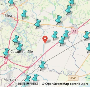 Mappa Via Alessandro Volta, 31056 Roncade TV, Italia (5.999)