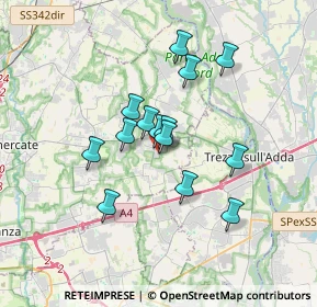 Mappa Via del Lavoro, 20874 Busnago MB, Italia (2.66571)