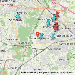 Mappa Via E.Bevilacqua, 21052 Busto Arsizio VA, Italia (2.10182)