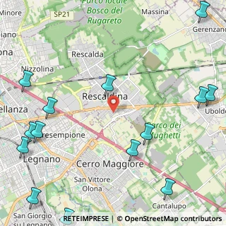 Mappa Via Cerro Maggiore, 20027 Rescaldina MI, Italia (3.28071)