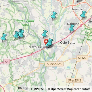 Mappa Via Pezzi, 24042 Capriate San Gervasio BG, Italia (5.27067)