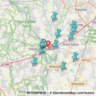 Mappa Via Pezzi, 24042 Capriate San Gervasio BG, Italia (3.41083)