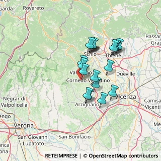 Mappa Contrada Piana di Là di Sopra, 36078 Valdagno VI, Italia (11.21947)