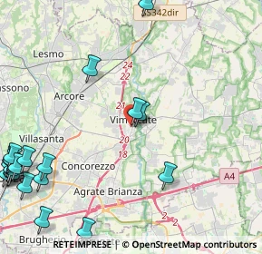 Mappa Largo Europa, 20863 Vimercate MB, Italia (6.5015)