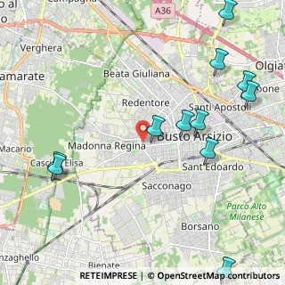 Mappa Via XV Giugno, 21052 Busto Arsizio VA, Italia (2.67182)