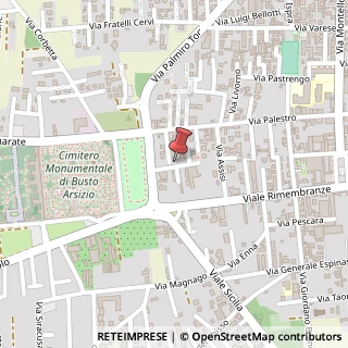 Mappa Via XV Giugno, 7, 21052 Busto Arsizio, Varese (Lombardia)