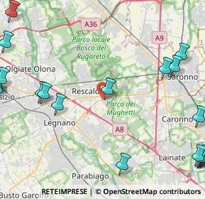 Mappa Viale Marco Polo Ovest, 20027 Rescaldina MI, Italia (6.871)