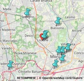 Mappa Via San Carlo, 20851 Lissone MB, Italia (4.28818)
