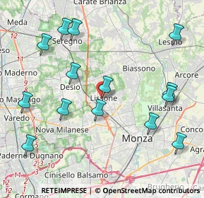 Mappa Via San Carlo, 20851 Lissone MB, Italia (4.67357)