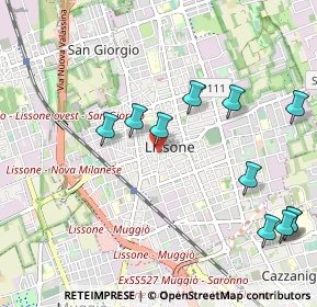 Mappa Via San Carlo, 20851 Lissone MB, Italia (1.16727)
