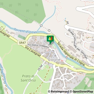 Mappa Rue Dr. Grappein, 70, 11012 Cogne, Aosta (Valle d'Aosta)