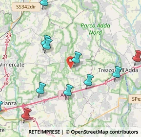 Mappa Via dei Pini, 20874 Busnago MB, Italia (5.01818)