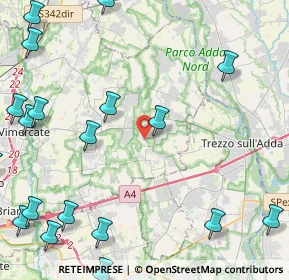 Mappa Via dei Pini, 20874 Busnago MB, Italia (6.6)