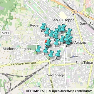 Mappa Via Flavio Gioia, 21052 Busto Arsizio VA, Italia (0.6085)