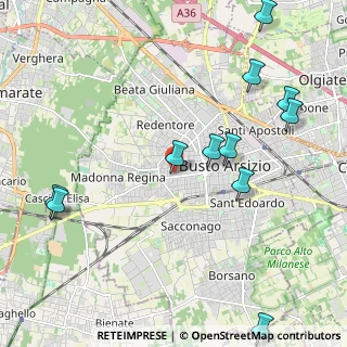 Mappa Via Flavio Gioia, 21052 Busto Arsizio VA, Italia (2.52273)