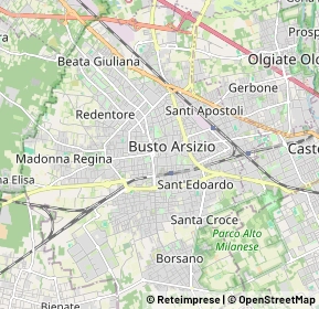 Mappa 21052 Busto Arsizio VA, Italia (1.9225)