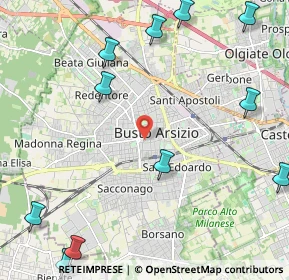 Mappa 21052 Busto Arsizio VA, Italia (3.02)